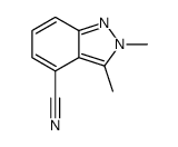 2,3-Dimethyl-2H-Indazole-4-Carbonitrile Structure