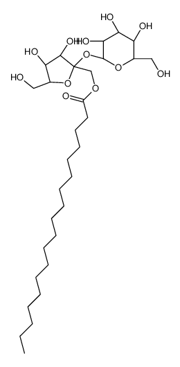 [(2S,3S,4S,5R)-3,4-dihydroxy-5-(hydroxymethyl)-2-[(2R,3R,4S,5S,6R)-3,4,5-trihydroxy-6-(hydroxymethyl)oxan-2-yl]oxyoxolan-2-yl]methyl octadecanoate结构式