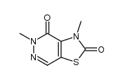 3,5-dimethylthiazolo[4,5-d]pyridazine-2,4(3H,5H)-dione结构式