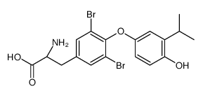3,5-dibromo-3'-isopropylthyronine Structure