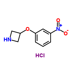3-(3-Nitrophenoxy)azetidine hydrochloride structure