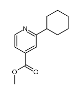 methyl 2-cyclohexylisonicotinate Structure