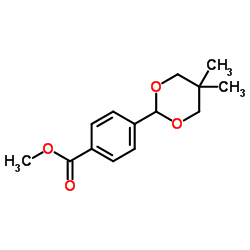 Methyl 4-(5,5-dimethyl-1,3-dioxan-2-yl)benzoate structure