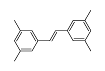 (E)-1,2-bis(3,5-dimethylphenyl)ethene结构式