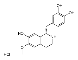 (S)-3'-Hydroxycoclaurine Hydrochloride结构式