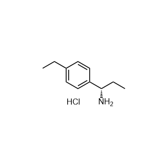 (S)-1-(4-Ethylphenyl)propan-1-amine hydrochloride Structure