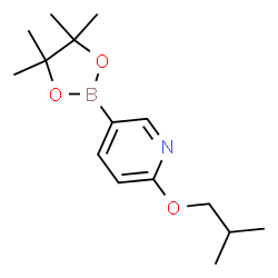 2-Isobutoxy-5-(4,4,5,5-tetramethyl-1,3,2-dioxaborolan-2-yl)pyridine picture