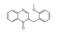 3-(2-Methoxy-benzyl)-3H-quinazolin-4-one结构式