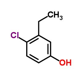 4-Chloro-3-ethylphenol structure