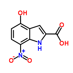 4-Hydroxy-7-nitro-1H-indole-2-carboxylic acid Structure