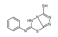 6-anilino-2H-[1,2,4]triazolo[3,4-b][1,3,4]thiadiazole-3-thione Structure