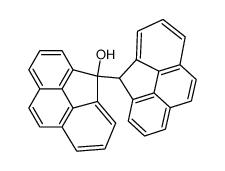 4-Hydroxy-4,4'-bi-4H-cyclopenta(def)phenanthryl结构式