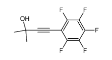 4-(Pentafluorophenyl)-2-methyl-3-butyn-2-ol Structure