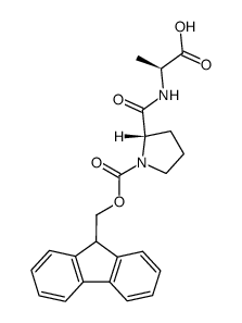 Fmoc-Pro-Ala-OH结构式