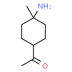 Ethanone, 1-(4-amino-4-methylcyclohexyl)-, trans- (9CI)结构式