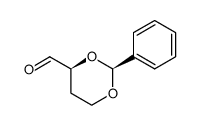 (2S,4S)-2-phenyl-1,3-dioxane-4-carboxaldehyde Structure