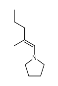 2-Methyl-1-pyrrolidino-1-pentene Structure