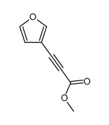 2-Propynoic acid, 3-(3-furanyl)-, methyl ester (9CI) structure