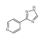 吡啶,4-(1H-1,2,4-三唑-5-基)-结构式