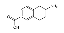 6-amino-5,6,7,8-tetrahydronaphthalene-2-carboxylic acid Structure