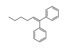 1,1-diphenyl-1-hexene结构式