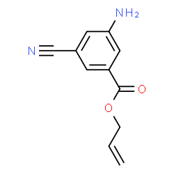 Benzoic acid, 3-amino-5-cyano-, 2-propenyl ester (9CI) structure