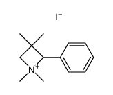 1,1,3,3-tetramethyl-2-phenyl-azetidinium, iodide结构式