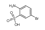 2-amino-5-bromobenzene sulfonic acid Structure