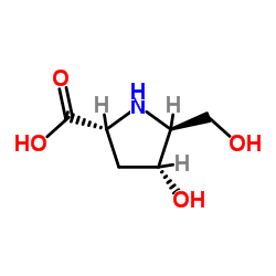 D-Proline, 4-hydroxy-5-(hydroxymethyl)-, (4R,5S)- (9CI) picture