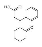 3-(2-oxo-cyclohexyl)-3-phenyl-propionic acid结构式