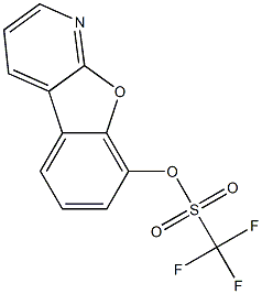 benzofuro[2,3-b]pyridin-8-yl trifluoromethanesulfonate Structure