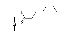 2-iodooct-1-enyl(trimethyl)silane结构式