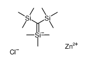 bis(trimethylsilyl)methyl-trimethylsilane,chlorozinc(1+)结构式