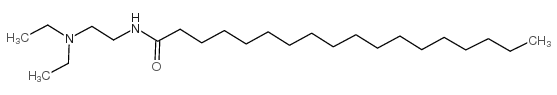 Octadecanamide,N-[2-(diethylamino)ethyl]- Structure