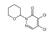 4,5-Dichloro-2-(tetrahydro-pyran-2-yl)-2H-pyridazin-3-one Structure