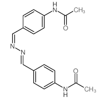 Acetamide,N,N'-[azinobis(methylidyne-4,1-phenylene)]bis- (9CI)结构式