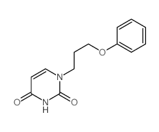 1-(3-phenoxypropyl)pyrimidine-2,4-dione结构式