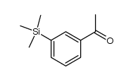 1-[3-(trimethylsilyl)phenyl]ethanone结构式