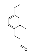 3-(4-Ethyl-2-methylphenyl)propanal Structure