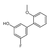 3-fluoro-5-(2-methoxyphenyl)phenol结构式