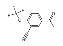 3-Cyano-4-(trifluoromethoxy)acetophenone Structure