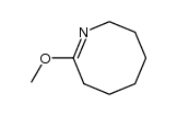 2,3,4,5,6,7-hexahydro-8-methoxyazocine Structure