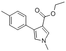 1-methyl-4-(4-methylphenyl)-1h-pyrrole-3-carboxylic acid ethyl ester Structure