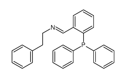 1-(2-diphenylphosphanylphenyl)-N-(2-phenylethyl)methanimine Structure