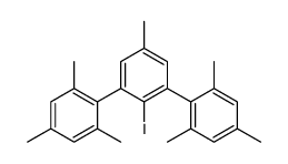 2-iodo-5-methyl-1,3-bis(2,4,6-trimethylphenyl)benzene结构式