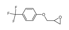 2-((4-(trifluoromethyl)phenoxy)methyl)oxirane结构式
