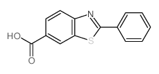 2-phenyl-1,3-benzothiazole-6-carboxylic acid Structure