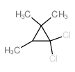 1,1-dichloro-2,2,3-trimethyl-cyclopropane结构式