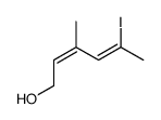 5-iodo-3-methylhexa-2,4-dien-1-ol Structure