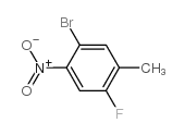 1-bromo-4-fluoro-5-methyl-2-nitrobenzene Structure